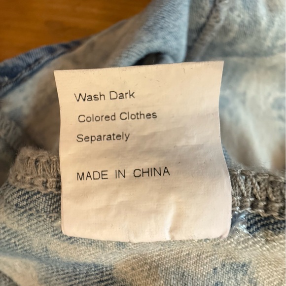 Giovanco Ombre Bleached Denim Blazer Size XL - Picture 8 of 9